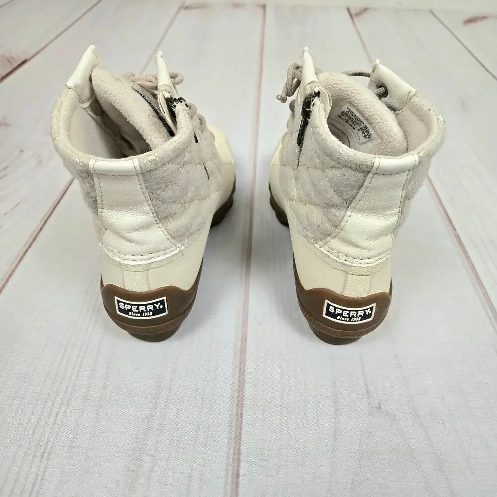 Sperry Syren Gulf Duck Rain Boot White 7